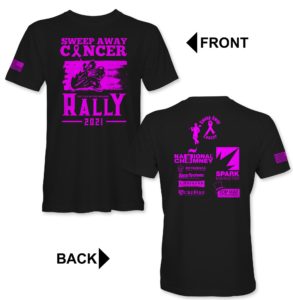 sweep away cancer 2021 rally shirt