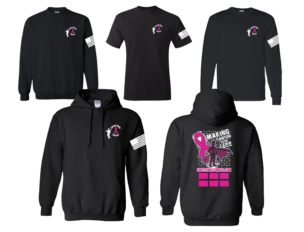 new 2021 sweep away cancer apparel 